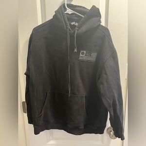 Salty Crew Charcoal Hoodie with Logo